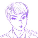 [시우민] 스케치만 40분걸린 어마어마한 시우민ㅜㅜ