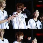[EXO] 찬열이 눈에 땀 드러가쩌 >_ㅠ