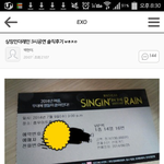 [EXO] 쭉빵 백현 <b>싱잉</b>인더레인 뮤지컬후기 