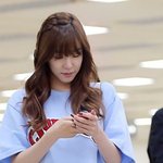 [소녀시대]  편안한 <b>차림</b>으로 공항간 티파니