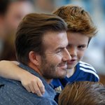 아들셋과 월드컵보러간 <b>베컴</b>