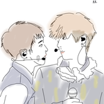 [팬픽] 루.민이들 그려봤엉