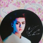 [EXO] 오늘 <b>구사</b>즈 부채 왔는데 개이뻐