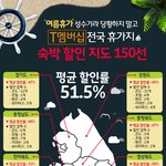 50% 할인 받을 수 있는 전국 <b>숙박</b>업체 리스트 공개