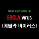 실시간 검색어... 에볼라 <b>바이러스</b>..ㄷㄷ