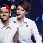 [EXO] 첸 세니 키가 10<b>센치</b>가차이가나는데