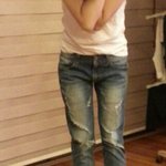 오빠 바지를<b>입어</b>봣는데...