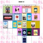 나의 최근 일주일 <b>tv</b>편성표~~