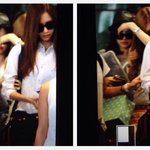 [소녀시대] 공항 소녀시대 입국, 외퀴 <b>여덕</b>들이 윤아 만짐