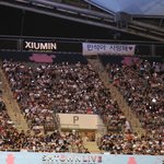 [시우민] <b>sm</b>콘 시우민 팬들 단관 구역찍은 사진인데~