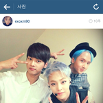 [EXO] 이 스티커 있는 어플 뭐야???