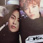 [EXO] 이목구비가 <b>종이</b>를 뚫고 나올듯