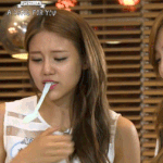 [소시못생김] <b>aoa</b>혜정 습관의 무서움