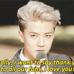 [EXO] "<b>팬</b> 여러분들 정말 많이 <b>사랑</b>합니다."