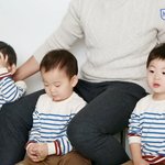 절로 엄마 <b>미소</b> 짓게하는 송일국과 세 쌍둥이 화보 ~!!