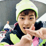 [시우민] 시우민 아이마 자전거 cf <b>gif</b>