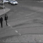 [추억파리여] 하늘이 도운 사고 레전드 <b>gif</b>