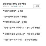 잘생긴, 못생긴 얼굴 <b>구별</b>법