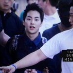 [시우민] 140922 김포공항 민석이 <b>입국</b>(2)