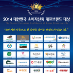 소비자 <b>신뢰</b> 대표 브랜드 대상 수상 제품들