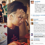 [샤이니] <b>폭탄</b>맞은것같은 '샤이니' 키의 생일 신고식