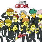 [시우민] 으르렁 <b>심슨</b> 패러디 팬아트 ^^