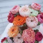 <b>향기</b>가 날 듯한 플라워케이크