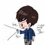 [시우민] 레이생파 민석이 팬<b>아트</b>~