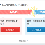 [EXO] <b>루한</b>탈퇴찬반투표(웨이보)