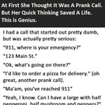 [추억파리여] 911에 피자를 시킨 여자
