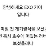 [EXO] 종인이 <b>맞춤법</b>