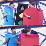 [시우민] <b>사이</b>에 낑긴  슈호등 ㅋㅋ