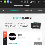 [EXO] 우리짱이다 진짜 16000<b>표차</b>이남!!!