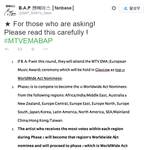 [BAP] MTVEMA 아까 질문이 몇개 있길래 추가함