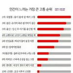 인간이느끼는고통순위 <b>조작</b>됨ㅋㅋㅋ