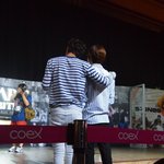 [EXO] 카이가 <b>대민</b>씹압쌀하는 짤