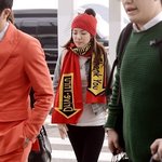 난해한 모자쓴 산다라박 패션