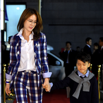 [이혜원] 한국의 베컴 가족!! 우월한 유전자, 이혜원-안<b>리환</b> 모자