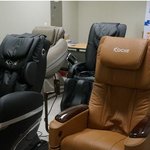 아버지 생신 선물로 렌탈전용 코체 안마의자 보고 왔어요!