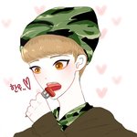 [시우민] ..<b>민석</b>이한번그려봤는데요..