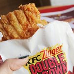 징거더블다운킹 너무 맛있다ㅠ