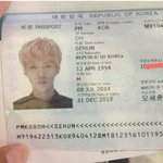 [exo] <b>세훈이</b> 여권 진짠가