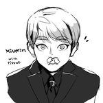 [EXO] 민석이 팬아트 ㅋㅋ(<b>with</b> 휴지마개)