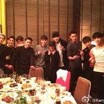 [시우민] 시우민 어제 <b>단체회식</b>?사진