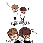 [EXO] 김종대 김종인 <b>팬아트</b>ㅋㅋ