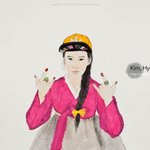 [추억파리여] 서울대생이 그린 한복 <b>일러스트</b>들