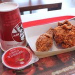 <b>kfc</b>신드롬파티에서 런칭한 매운후라이드