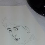[EXO] 도경수그려봤는데닮았어???