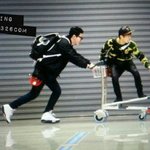 [exo] 공항에서 <b>카트</b>타고 뛰어다니는 엑소