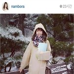 눈보라가 몰아쳐도 예쁜 남보라!